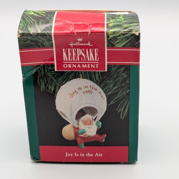 Hallmark Keepsake Joy Is in the Air 1990, Vintage Christmas Ornament - Picture 7 of 10